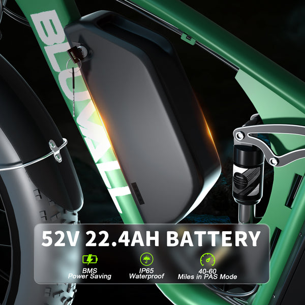 52V 22.4AH Lithium Battery for E-Bike